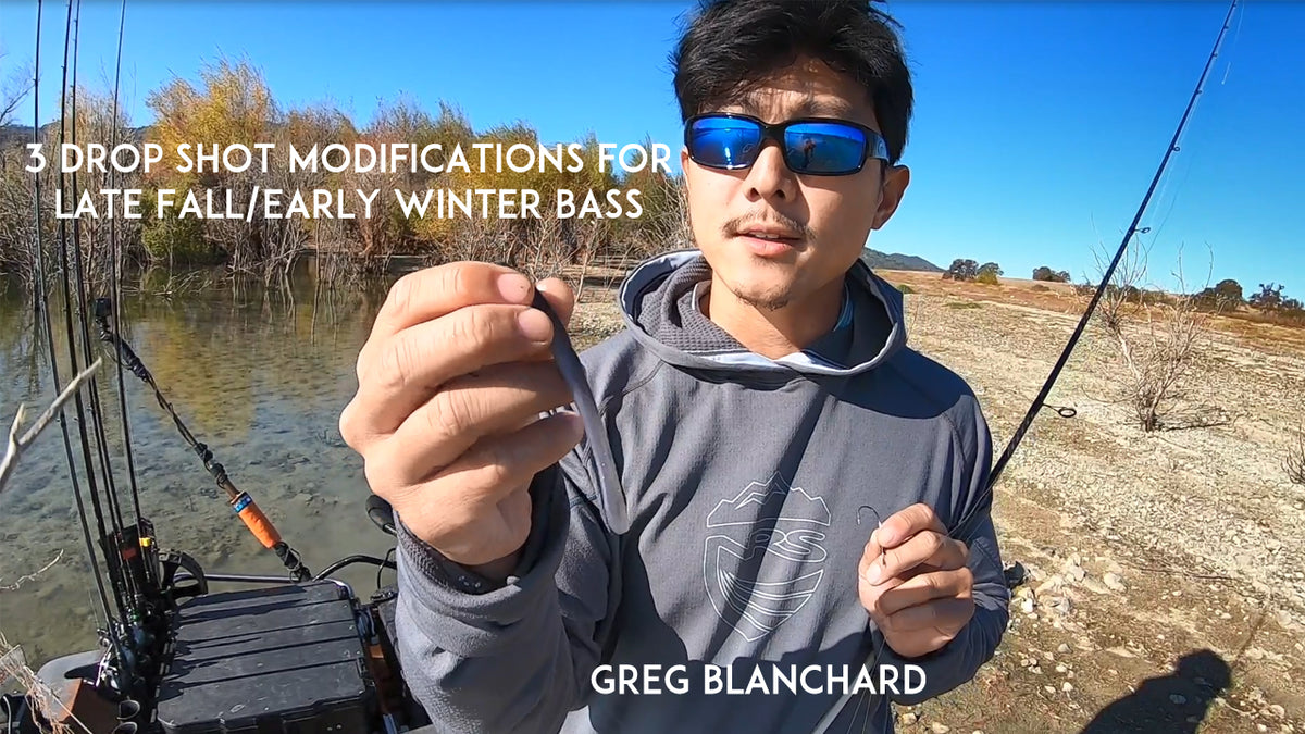 3 Drop Shot Modifications for Late Fall/Early Winter Bass