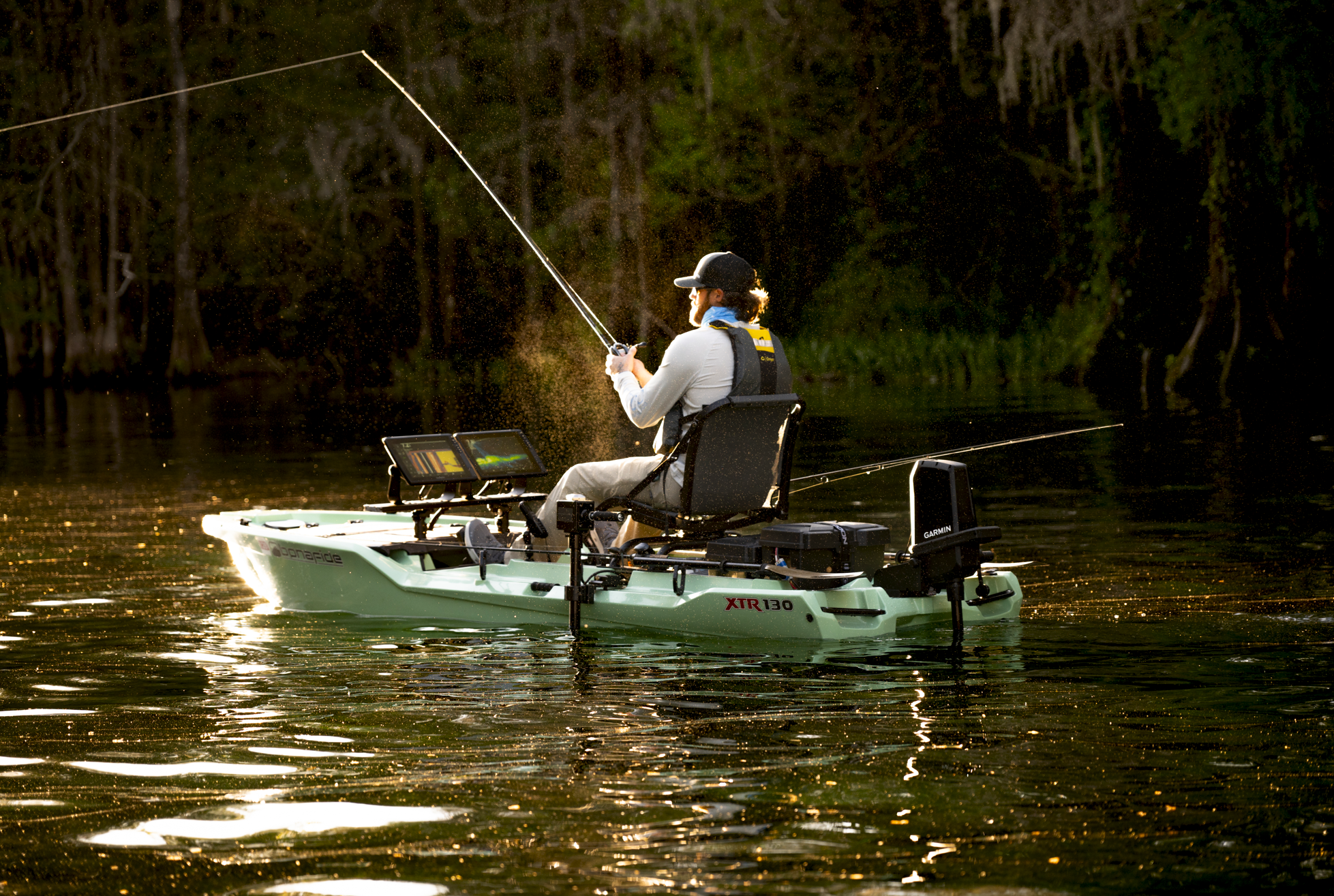 Garmin Force® Current Trolling Motor with Power Steer Foot Pedals