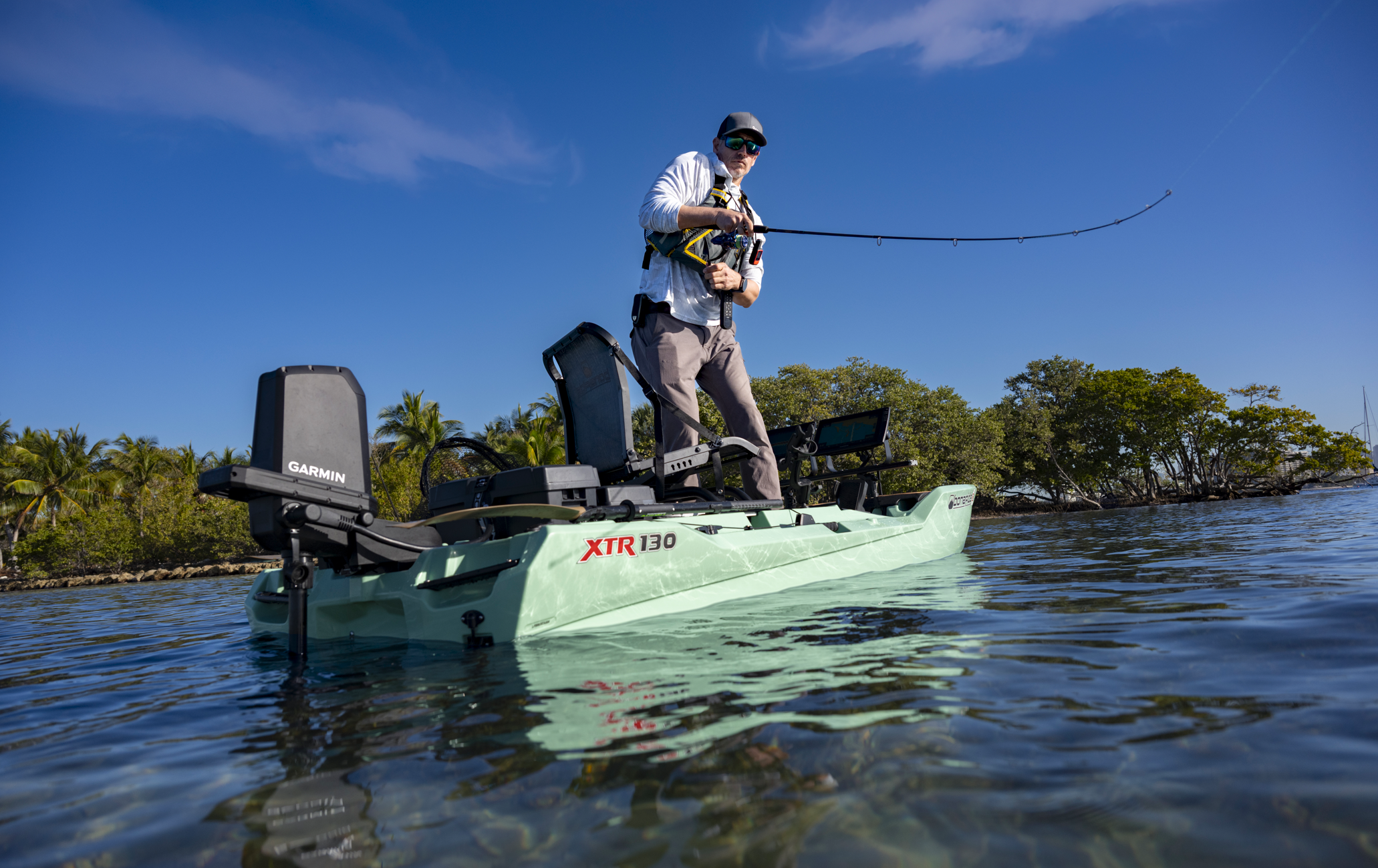 Garmin Force® Current Trolling Motor with Power Steer Foot Pedals