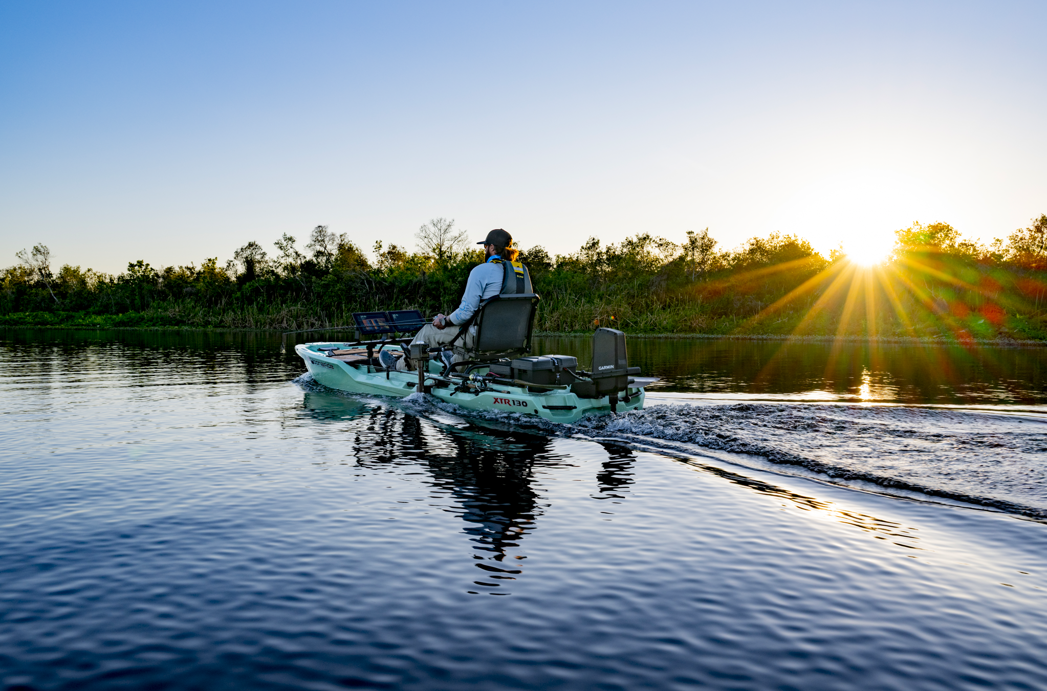 Garmin Force® Current Trolling Motor with Power Steer Foot Pedals