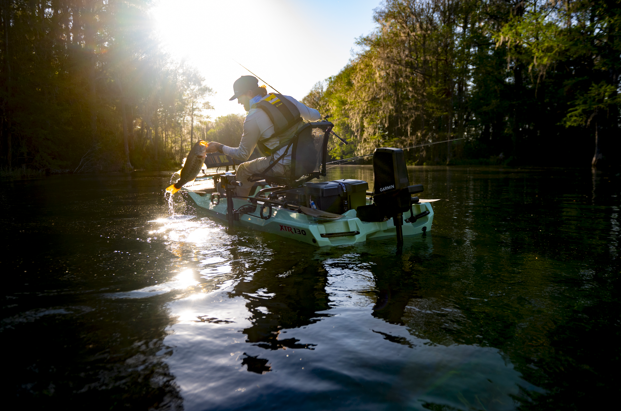 Garmin Force® Current Trolling Motor with Power Steer Foot Pedals
