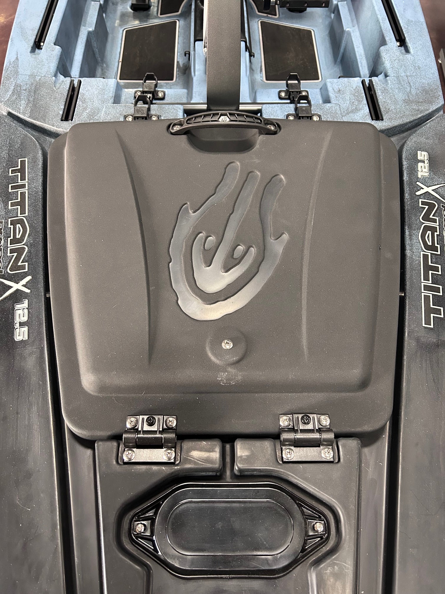 Front Hatch Cover, Titan X 12.5, Assembled w Hinges