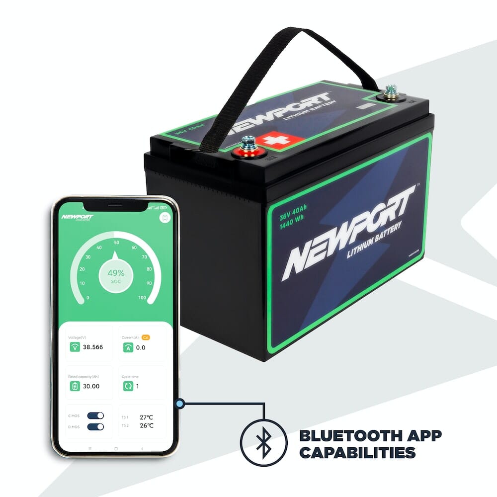 Newport 36V 40AH Battery with Charger