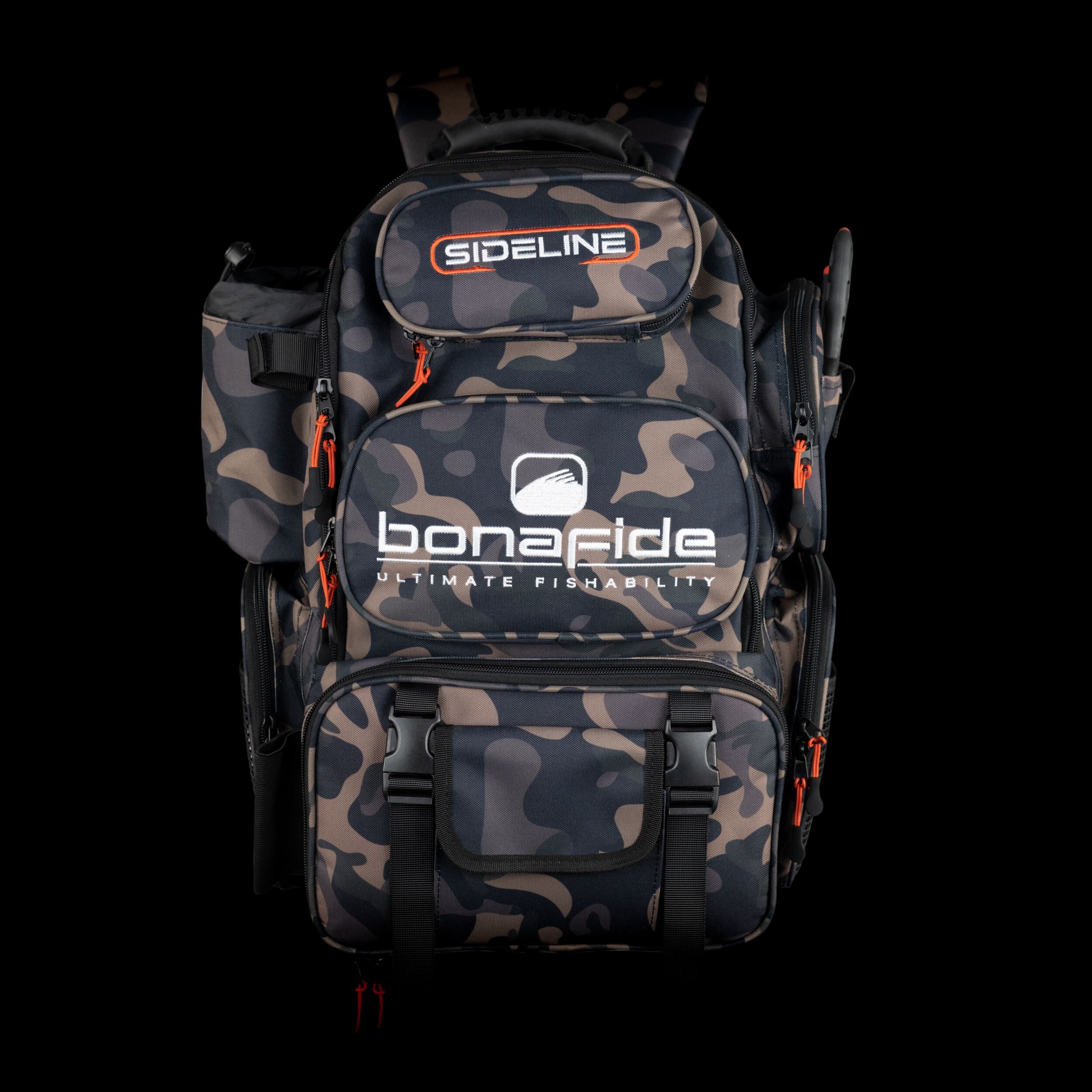 Tactical Backpack Fishing, Canvas Fishing Bag 3 Colors