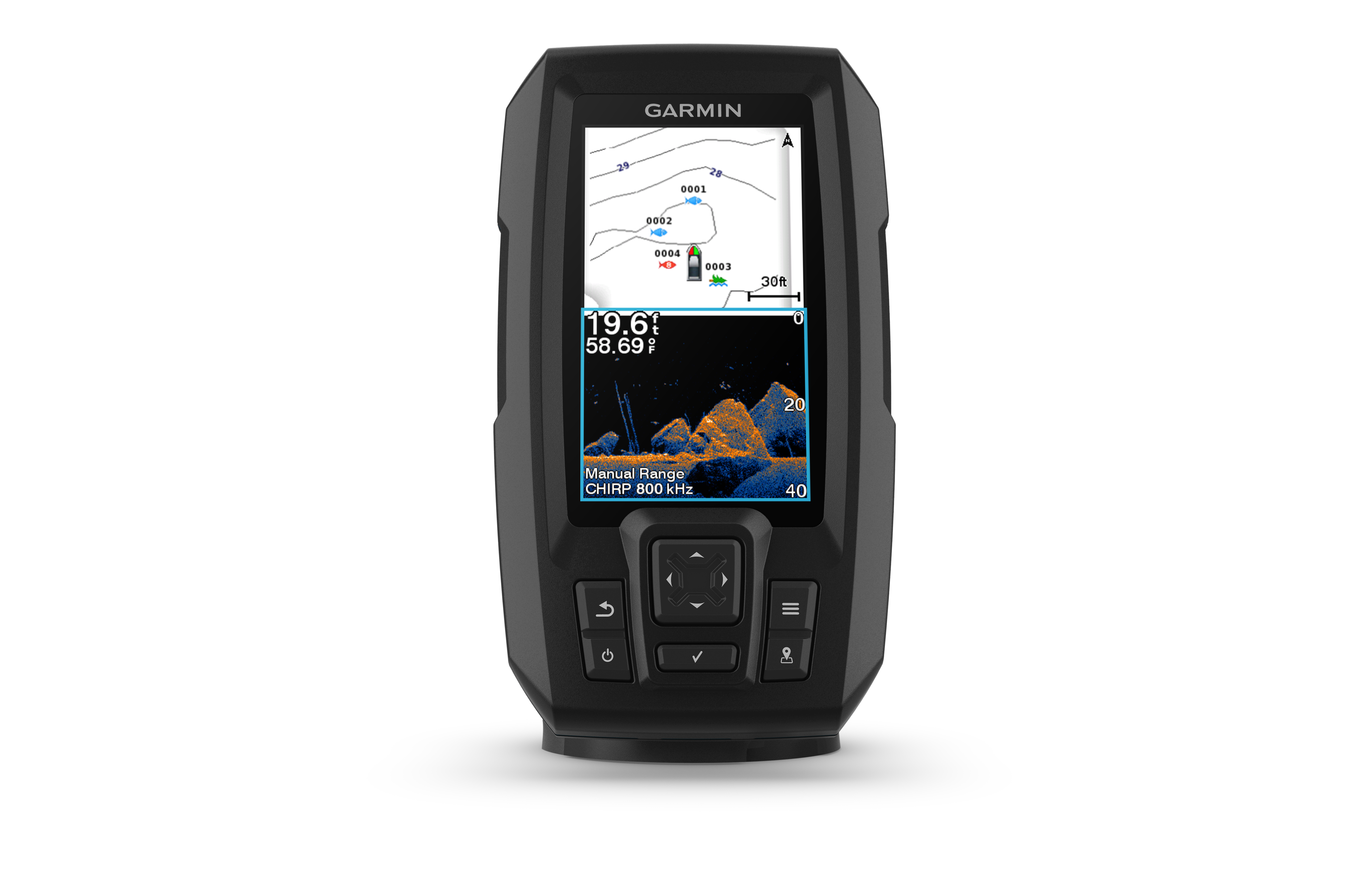 Garmin Striker Vivid 4cv, w/GT20